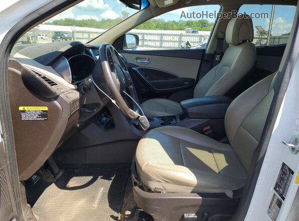5XYZU3LB4HG448547 2017 HYUNDAI SANTA White Front interior view