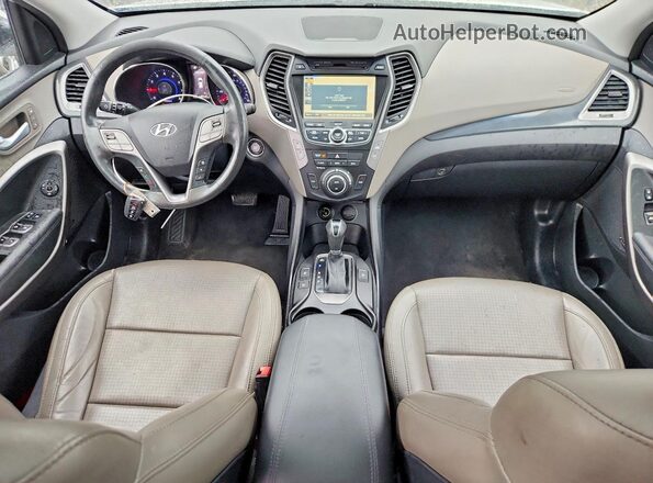 5XYZU3LB5GG335978 2016 HYUNDAI SANTA Белый Вид панели приборов