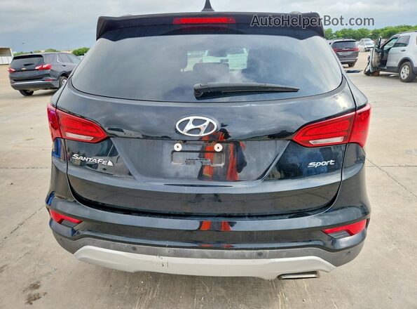 5XYZU3LB5HG466801 2017 HYUNDAI SANTA Black Հետևի տեսք