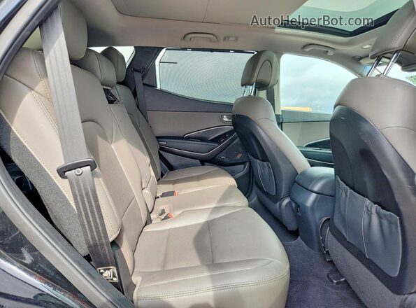 5XYZU3LB5HG466801 2017 HYUNDAI SANTA Black Սալոնի հետևի տեսք