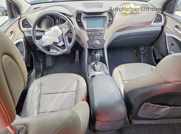 5XYZU3LB5HG466801 2017 HYUNDAI SANTA Black Առջևի վահանակի տեսք