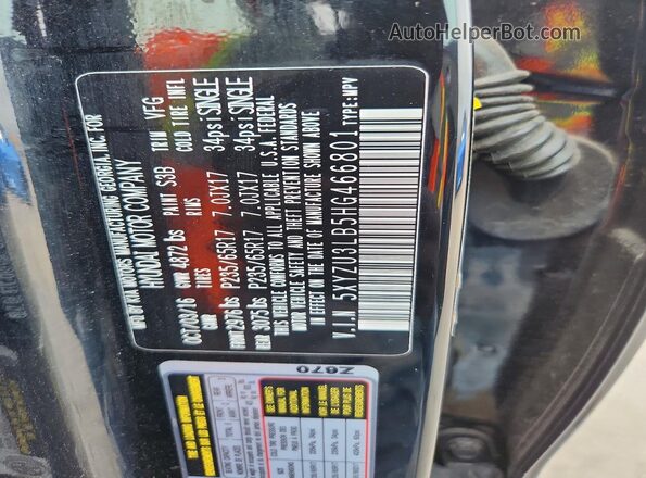 5XYZU3LB5HG466801 2017 HYUNDAI SANTA Black VIN կոդի պիտակի տեսք