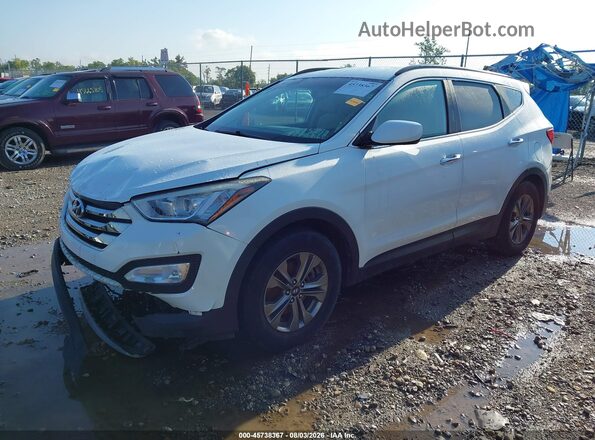 5XYZU3LB6GG334841 2016 HYUNDAI SANTA FE SPORT Белый Передняя левая четверть
