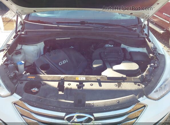 5XYZU3LB6GG334841 2016 HYUNDAI SANTA FE SPORT Белый Вид сзади
