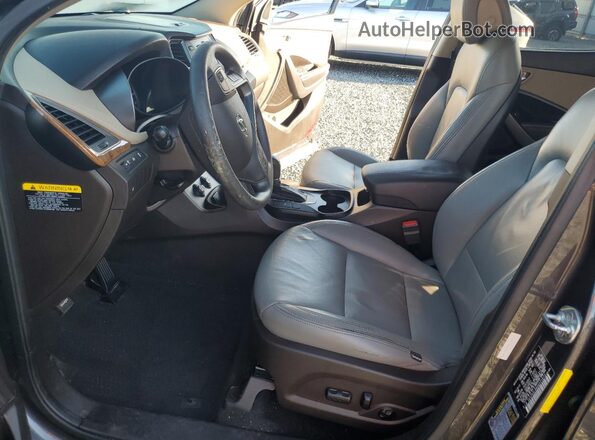 5XYZU3LB6GG371873 2016 HYUNDAI SANTA Gray Vista interior delantera