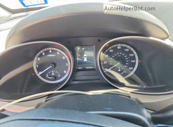 5XYZU3LB6HG415811 2017 HYUNDAI SANTA Белый Вид щитка приборов