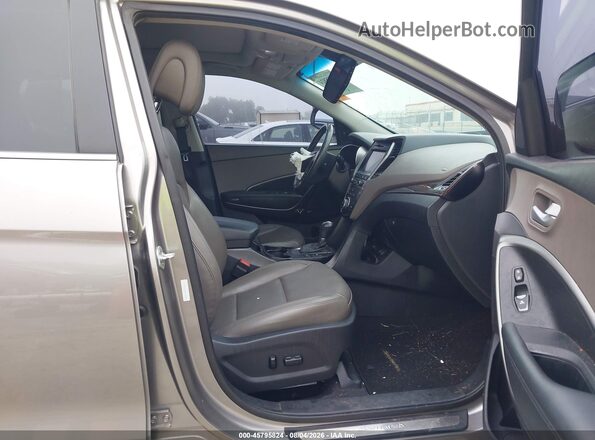 5XYZU3LB6HG446864 2017 HYUNDAI SANTA FE SPORT Gray Front interior view