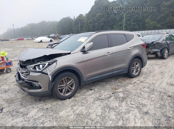 5XYZU3LB6HG446864 2017 HYUNDAI SANTA FE SPORT Gray Front left