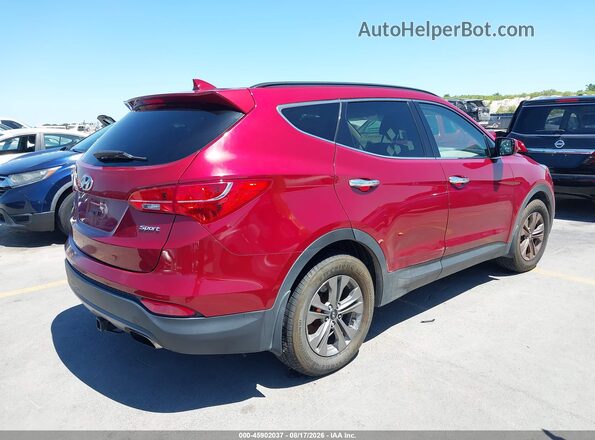 5XYZU3LB7GG336629 2016 HYUNDAI SANTA FE SPORT Красный Задняя правая четверть