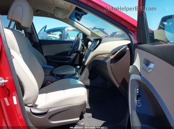 5XYZU3LB7GG336629 2016 HYUNDAI SANTA FE SPORT Красный Вид салона спереди