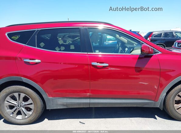 5XYZU3LB7GG336629 2016 HYUNDAI SANTA FE SPORT Красный Вид задней части салона