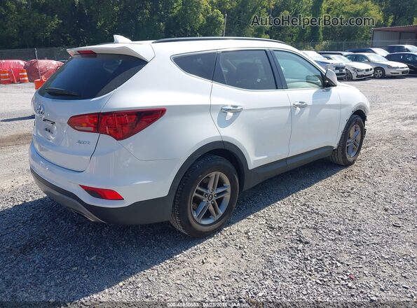 5XYZU3LB7HG385377 2017 HYUNDAI SANTA FE SPORT White Tył prawy