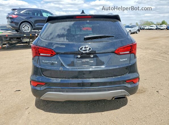 5XYZU3LB7HG406745 2017 HYUNDAI SANTA Black Вид ззаду
