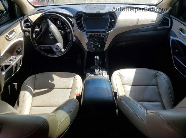 5XYZU3LB7HG458912 2017 HYUNDAI SANTA White Առջևի վահանակի տեսք