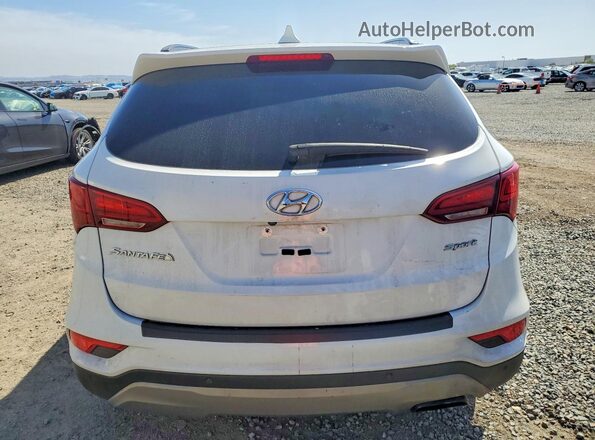 5XYZU3LB7HG458912 2017 HYUNDAI SANTA White Հետևի տեսք