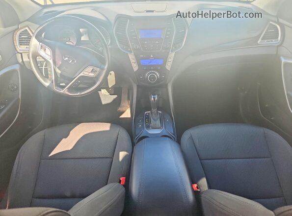 5XYZU3LB8GG378601 2016 HYUNDAI SANTA White წინა პანელის ხედი