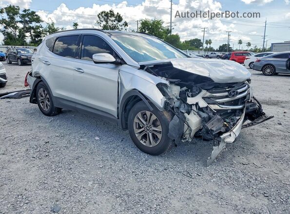 5XYZU3LB9GG331819 2016 HYUNDAI SANTA Silver Передня права чверть
