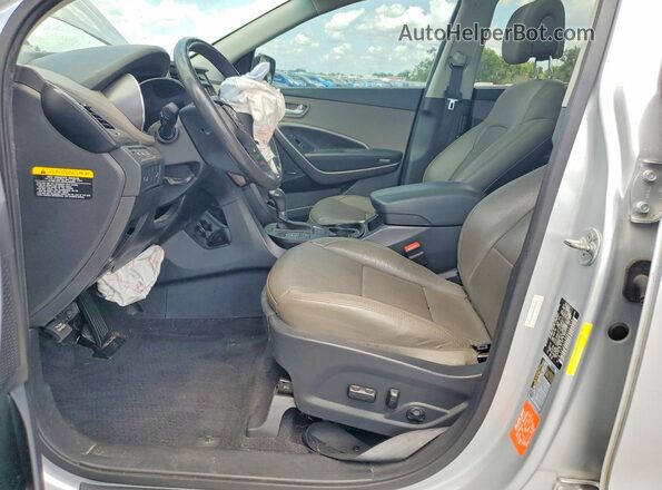 5XYZU3LB9GG331819 2016 HYUNDAI SANTA Silver Вид салону спереду
