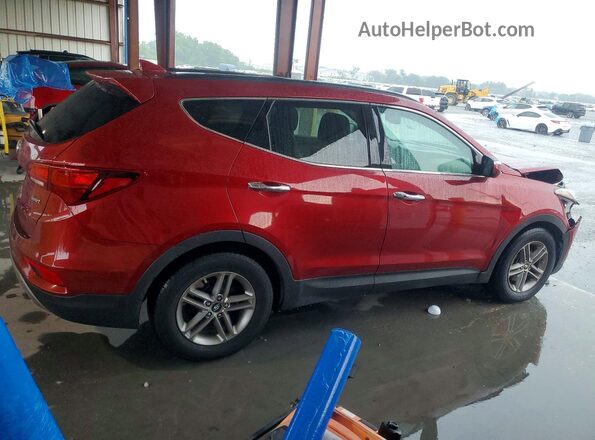 5XYZU3LB9HG445059 2017 HYUNDAI SANTA Красный Задняя правая четверть