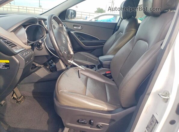 5XYZU3LBXGG316441 2016 HYUNDAI SANTA White Вид салону спереду