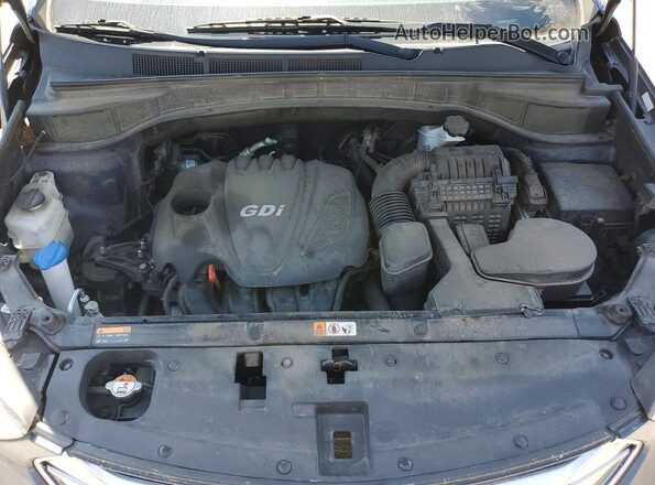 5XYZU3LBXGG364344 2016 HYUNDAI SANTA Blue Widok komory silnika