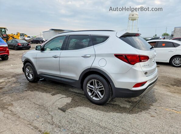 5XYZU3LBXHG424396 2017 HYUNDAI SANTA Silver Trasero izquierdo