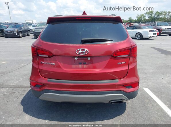 5XYZU3LBXHG491001 2017 HYUNDAI SANTA FE SPORT Темно-бордовый 