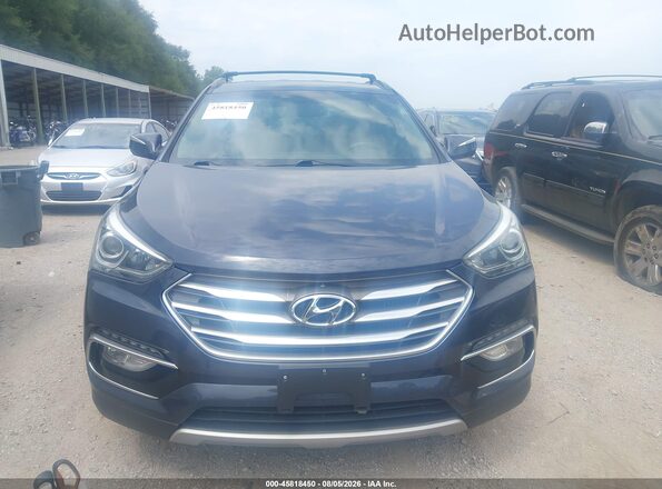 5XYZU4LA7HG472032 2017 HYUNDAI SANTA FE SPORT Blue Widok zestawu wskaźników