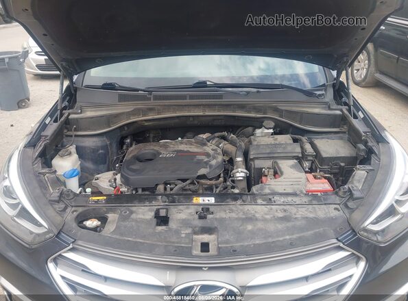 5XYZU4LA7HG472032 2017 HYUNDAI SANTA FE SPORT Blue Widok z tyłu
