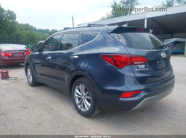 5XYZU4LA7HG472032 2017 HYUNDAI SANTA FE SPORT Blue Tył lewy
