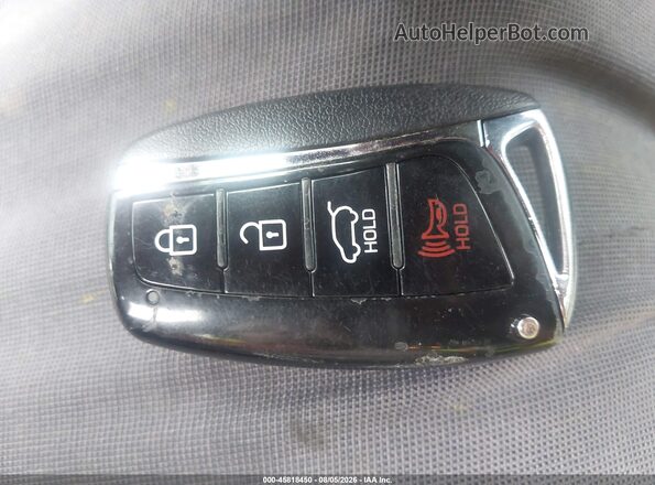 5XYZU4LA7HG472032 2017 HYUNDAI SANTA FE SPORT Blue Widok deski rozdzielczej