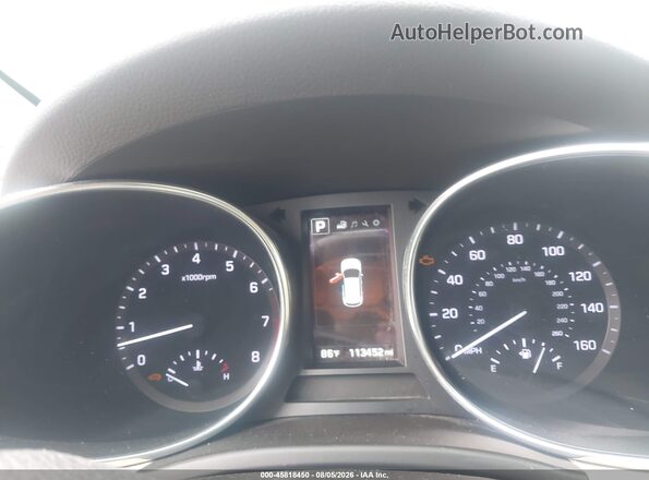 5XYZU4LA7HG472032 2017 HYUNDAI SANTA FE SPORT Blue Widok tylnych siedzeń