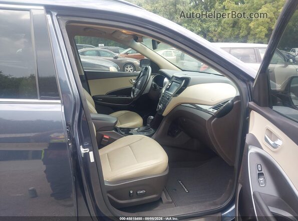 5XYZU4LA7HG472032 2017 HYUNDAI SANTA FE SPORT Blue Widok wnętrza z przodu