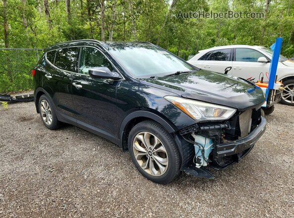 5XYZUDLA0GG322438 2016 HYUNDAI SANTA Black Առջևի աջ