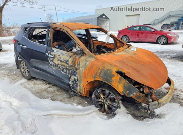 5XYZUDLA1GG335702 2016 HYUNDAI SANTA Gray Przód prawy