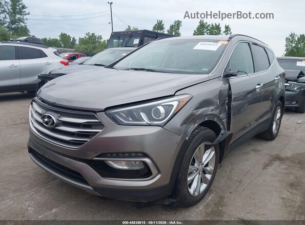 5XYZUDLA5HG490254 2017 HYUNDAI SANTA FE SPORT Серый Передняя левая четверть