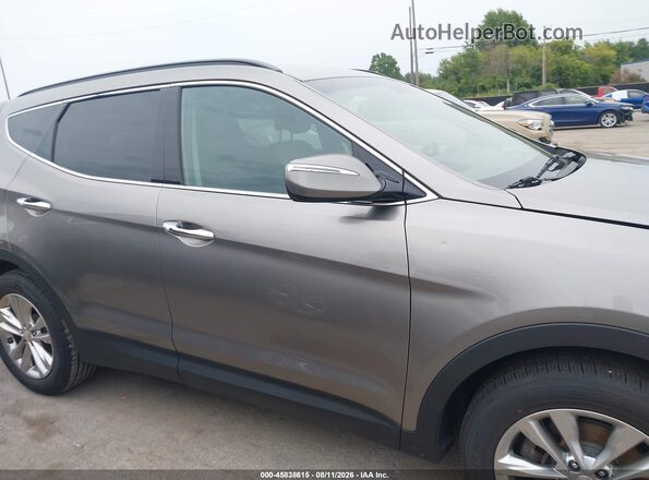 5XYZUDLA5HG490254 2017 HYUNDAI SANTA FE SPORT Серый Вид задней части салона