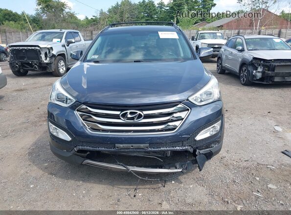 5XYZUDLB0GG316275 2016 HYUNDAI SANTA FE SPORT Gray Front view