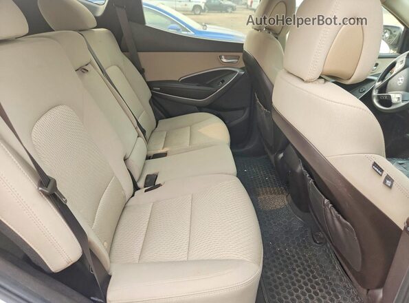 5XYZUDLB0GG364858 2016 HYUNDAI SANTA White Vista interior trasera