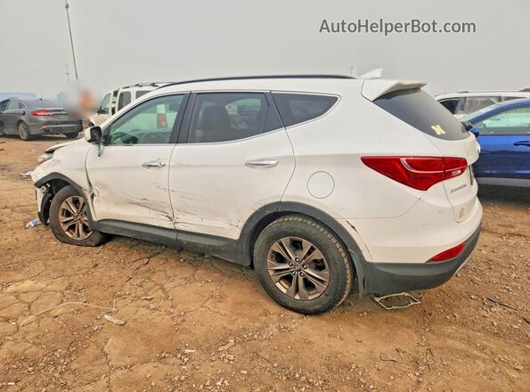 5XYZUDLB0GG364858 2016 HYUNDAI SANTA White Trasero izquierdo