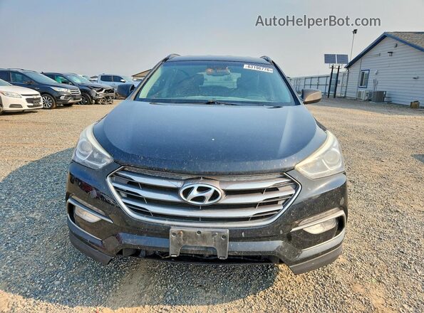 5XYZUDLB0HG383508 2017 HYUNDAI SANTA Black წინა ხედი