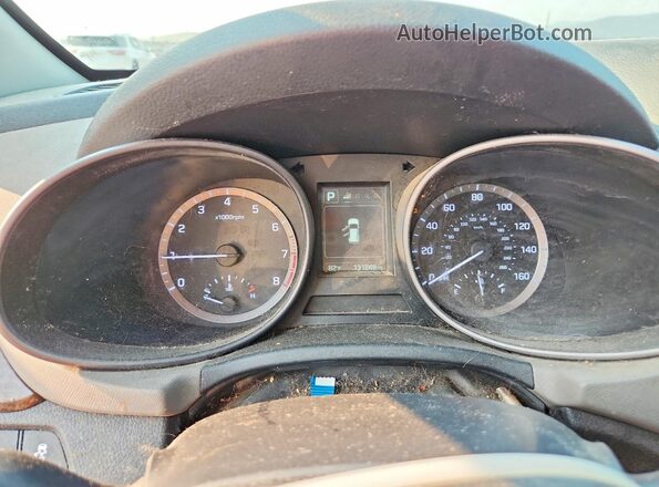 5XYZUDLB0HG383508 2017 HYUNDAI SANTA Black ხელსაწყოთა პანელის ხედი