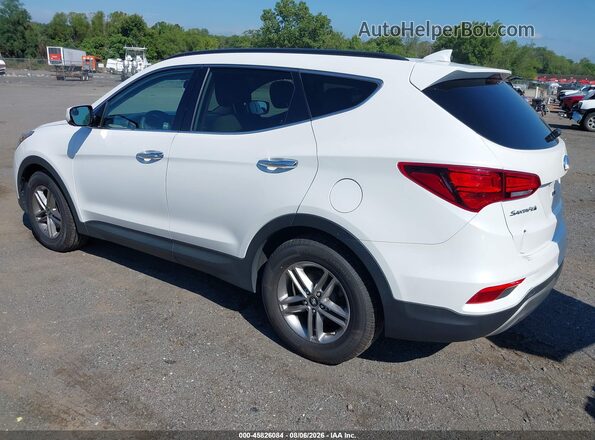 5XYZUDLB0HG418385 2017 HYUNDAI SANTA FE SPORT White Trasero izquierdo