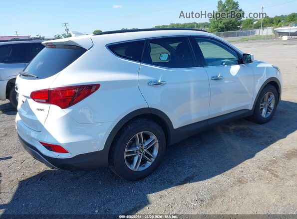 5XYZUDLB0HG418385 2017 HYUNDAI SANTA FE SPORT White Trasero derecho