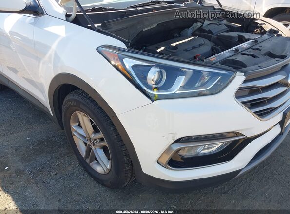 5XYZUDLB0HG418385 2017 HYUNDAI SANTA FE SPORT White Vista del cuadro de instrumentos