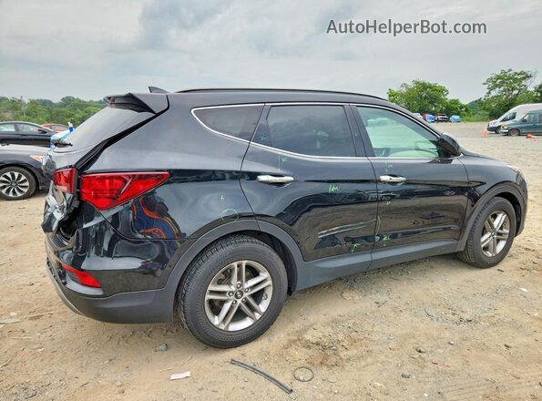 5XYZUDLB0HG478232 2017 HYUNDAI SANTA Черный Задняя правая четверть