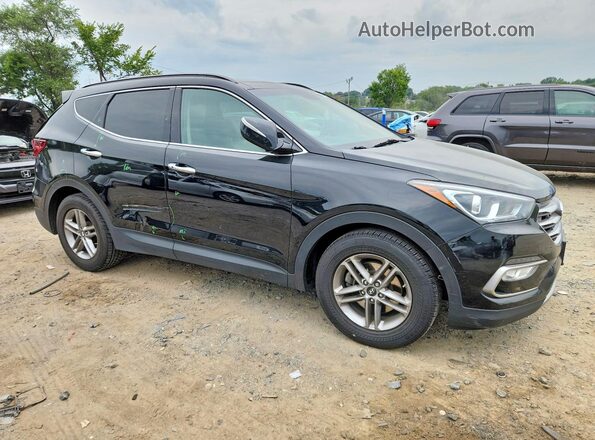 5XYZUDLB0HG478232 2017 HYUNDAI SANTA Черный Передняя правая четверть