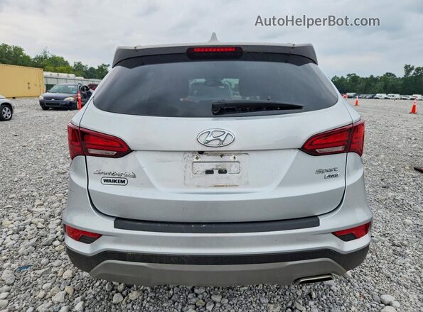 5XYZUDLB0HG498237 2017 HYUNDAI SANTA Silver Հետևի տեսք