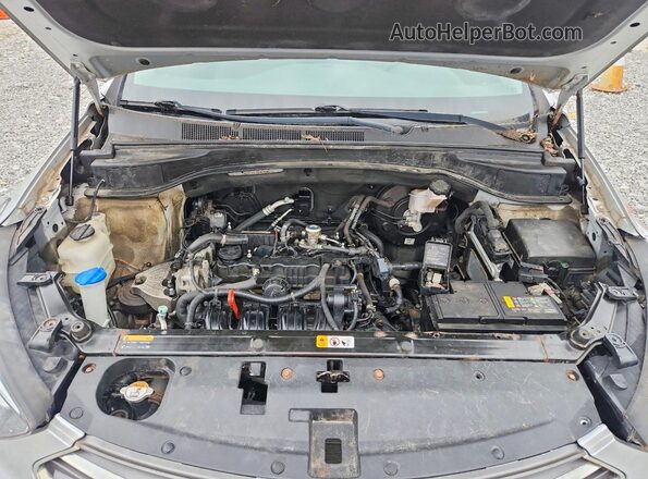5XYZUDLB0HG498237 2017 HYUNDAI SANTA Silver Շարժիչի բաժամունքի տեսք