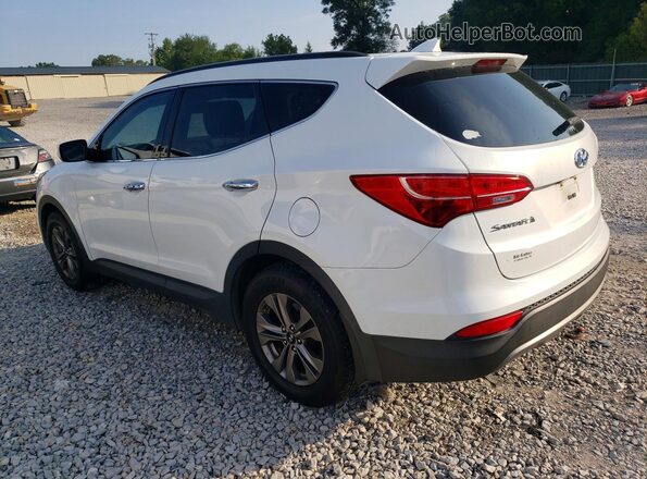 5XYZUDLB1GG375240 2016 HYUNDAI SANTA White Rear left